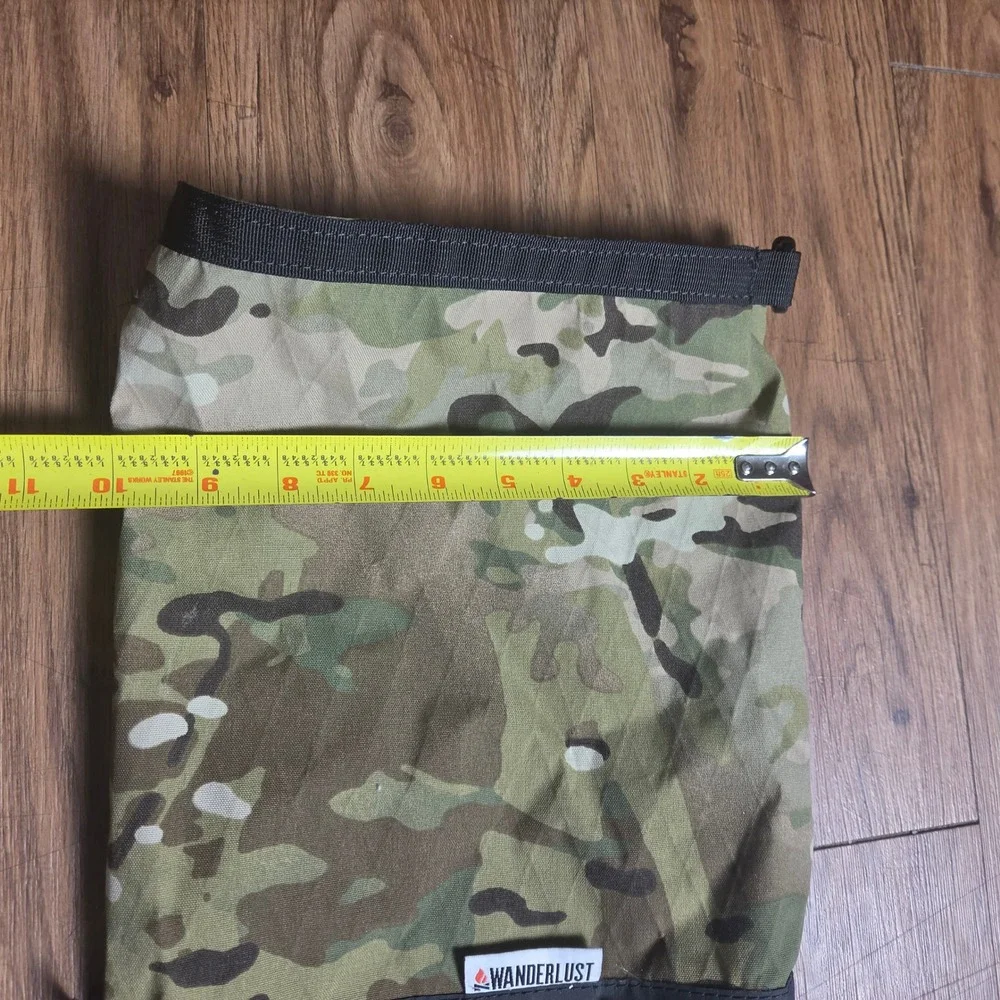 Wanderlust Multicam Camo Roll Top Tactical Gear Bag Compression Straps Outdoor